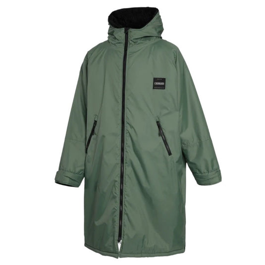 Green Hat Kiteboarding-Mystic Poncho Brave Green-Front View