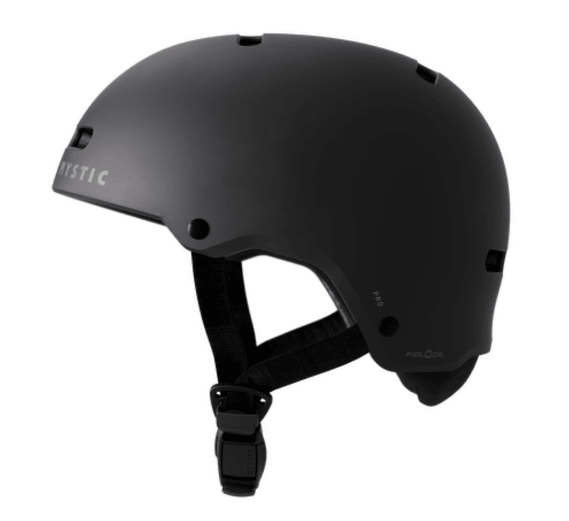 Load image into Gallery viewer, Green Hat Kiteboarding-Mystic Vandal Pro Helmet-Black-Left Profile View