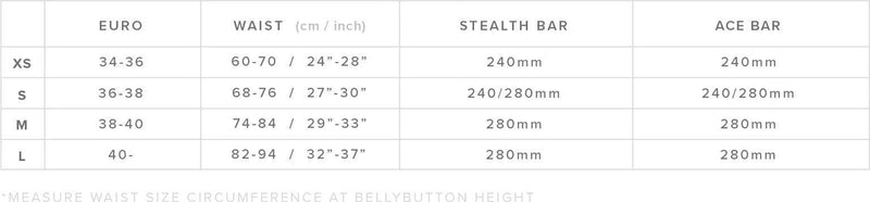 Load image into Gallery viewer, 2023 Mystic Gem Women's Kiteboarding Waist Harness Size Chart