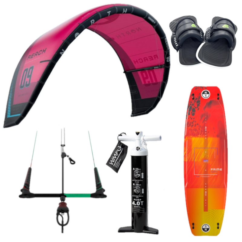 Load image into Gallery viewer, 2025 North Reach Kiteboarding Package