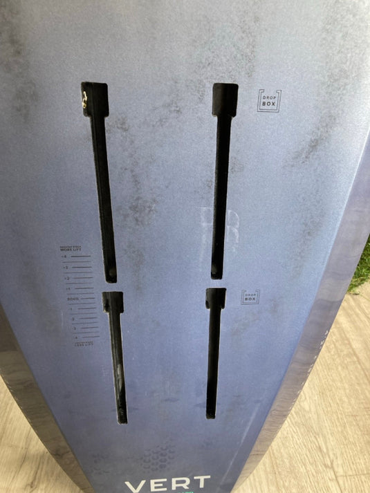 Green Hat Kiteboarding-North Vert Prone Foilboard-Drop Box Close Up View