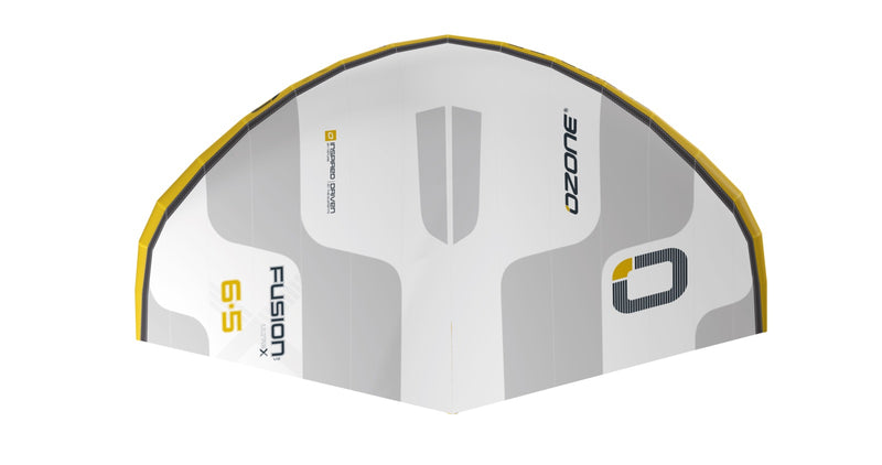 Load image into Gallery viewer, Green Hat Kiteboarding-Ozone Fusion V2 Ultra-X Wing-White-Top View