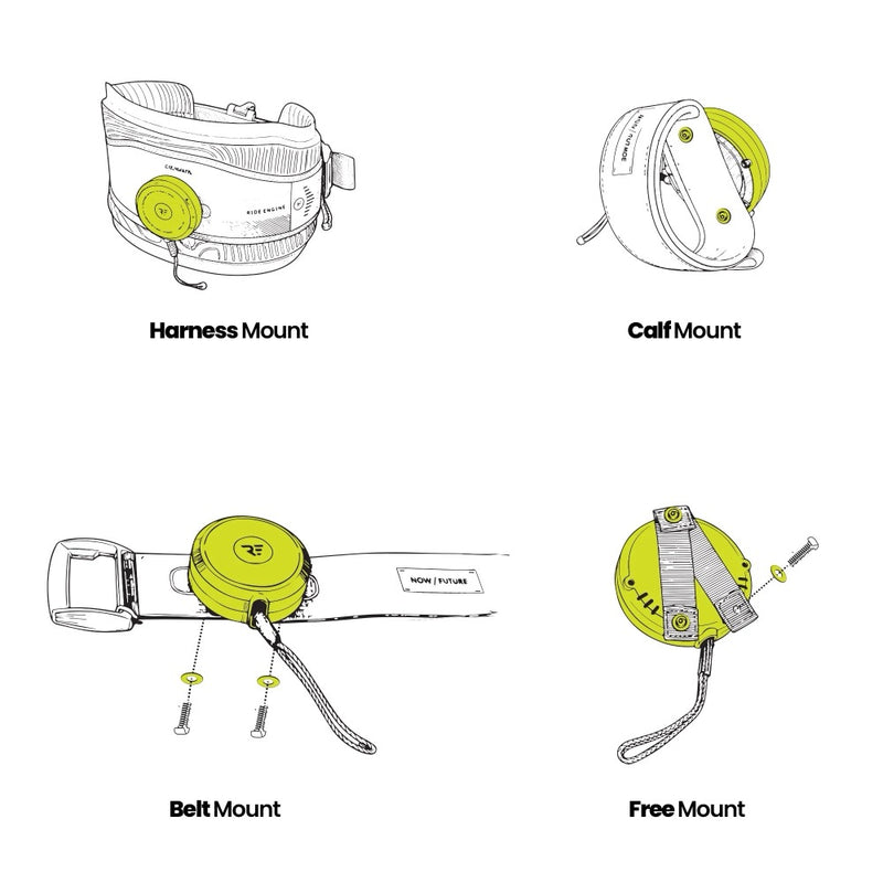 Load image into Gallery viewer, Ride Engine RE_Tractable Reel Leash Base