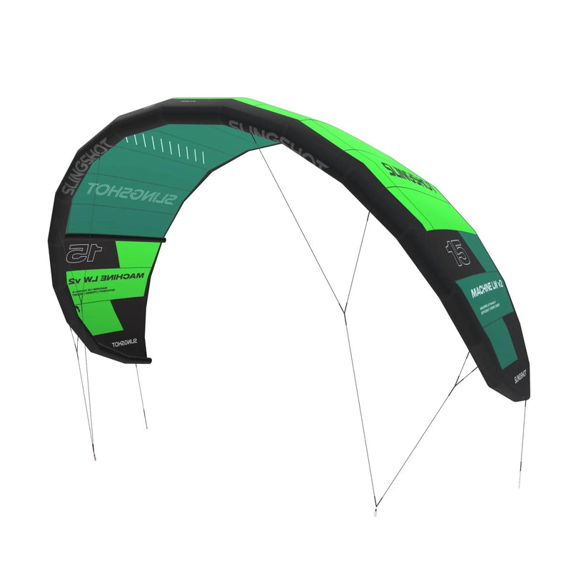Load image into Gallery viewer, Slingshot Machine LW V2 Kiteboarding Kite Green