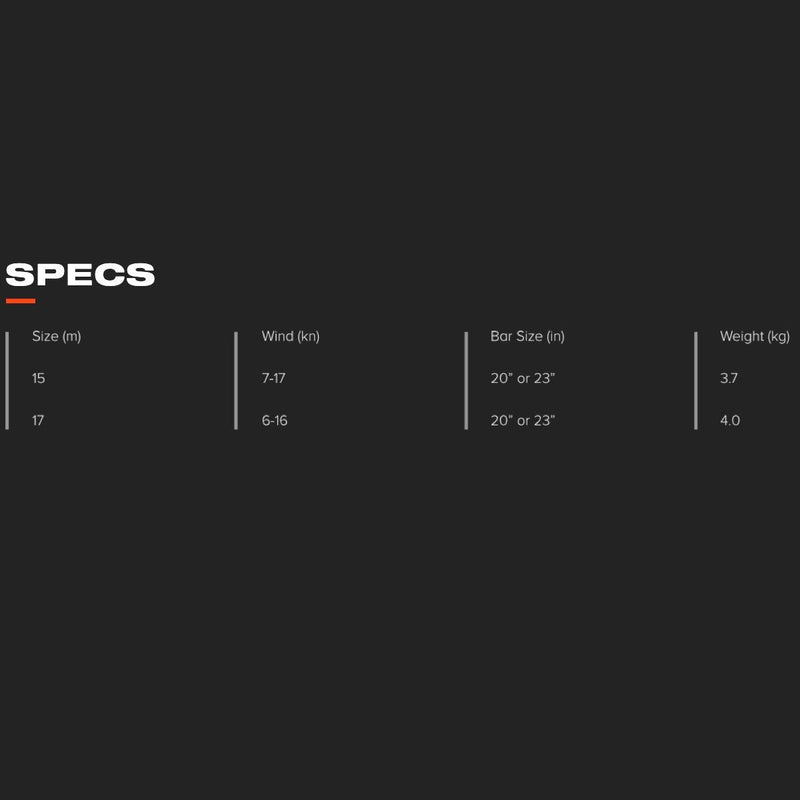 Load image into Gallery viewer, Slingshot Machine LW V2 Kiteboarding Kite Wind Range Chart