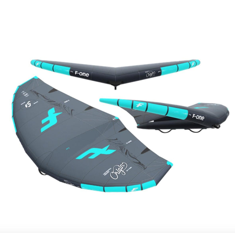 Load image into Gallery viewer, Green Hat Kiteboarding-F-One Origin V1 Wing-Grey/Aqua
