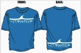 Load image into Gallery viewer, green Hat Kiteboarding-Litewave T Shirt-Blue