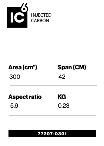 Load image into Gallery viewer, Green Hat Kiteboarding-F-One IC6 300 Stab-Specs Table