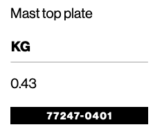 Load image into Gallery viewer, 2024 F-One Mast Top Plate