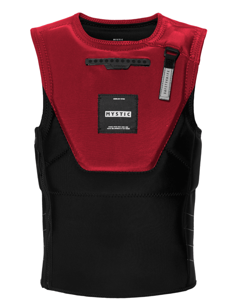 Load image into Gallery viewer, Green Hat Kiteboarding-Solace Impact Vest-Red Front View