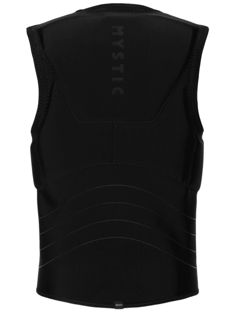 Load image into Gallery viewer, Green Hat Kiteboarding-Solace Impact Vest-Black-Back View