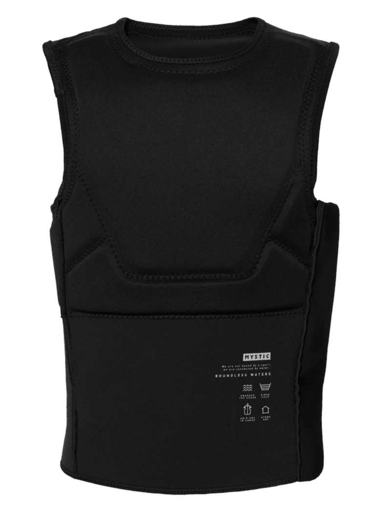 Load image into Gallery viewer, Green Hat Kiteboarding-Solace Impact Vest-Black-Inside Front View