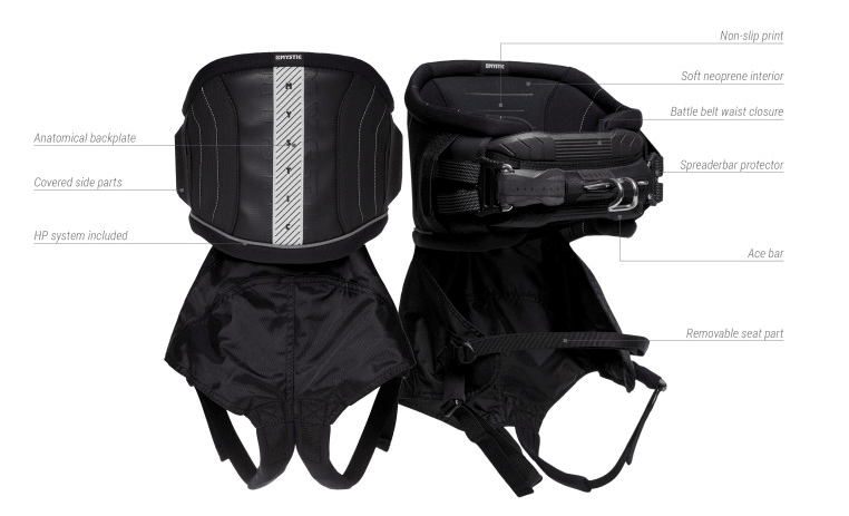 Load image into Gallery viewer, Mystic Star Hybrid Kids Kiteboarding Harness