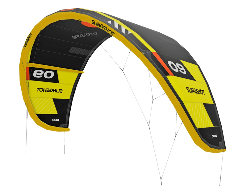Load image into Gallery viewer, Green Hat Kiteboarding-Slingshot Code NXT-Left Leading Edge View