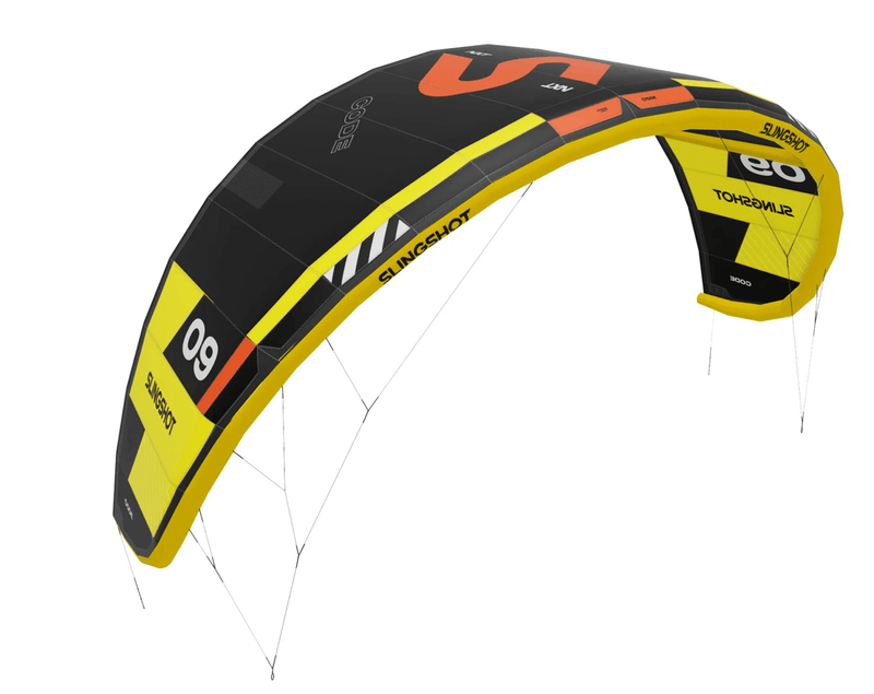 Load image into Gallery viewer, Green Hat Kiteboarding-Slingshot Code NXT-Right Top Leading Edge View
