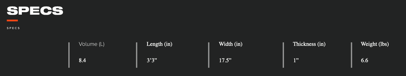 Load image into Gallery viewer, Green Hat Kiteboarding-Slingshot Puddle Pumper-Specs Chart