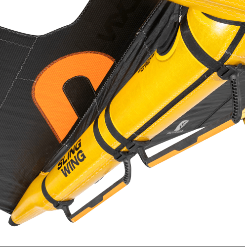 Load image into Gallery viewer, Green Hat Kiteboarding-Slingshot SlingWing NXT-Front of Boom an Handles View