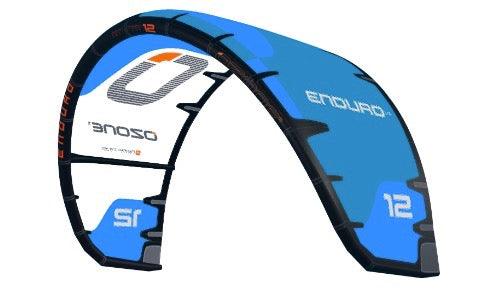 Load image into Gallery viewer, Green Hat Kiteboarding-Ozone Enduro V5 Kiteboarding Kite-12m-BLUE-Front Left Leading Edge View