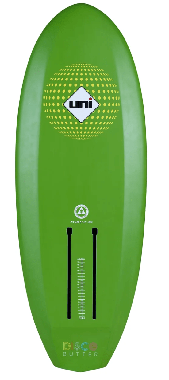 Load image into Gallery viewer, Green Hat Kiteboarding-Unifoil Disco Butter-Green 32L-Bottom View
