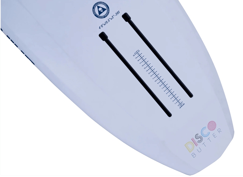Load image into Gallery viewer, Green Hat Kiteboarding-Unifoil Disco Butter-White 36L-Foil Track Close up