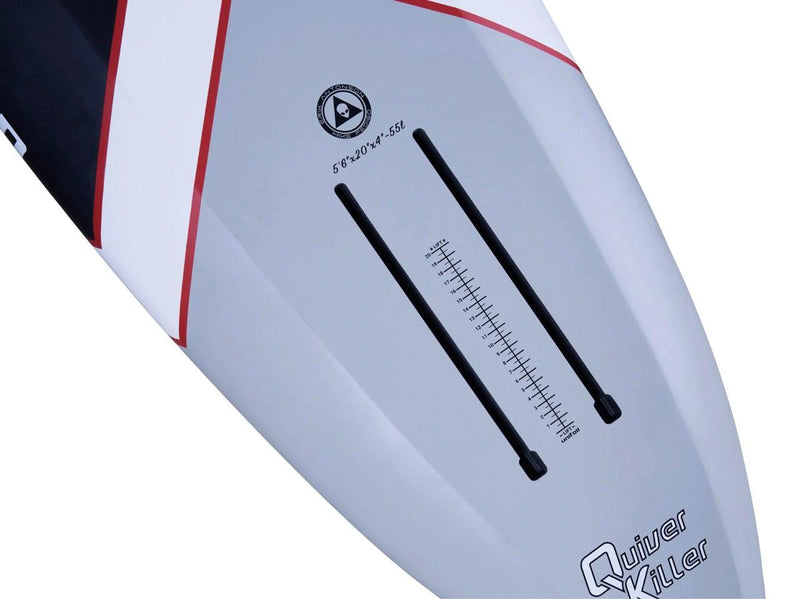 Load image into Gallery viewer, Green Hat Kiteboarding-Unifoil Quiver Killer Mid Length Foilboard-5'6-Grey-Foil Track Close Up