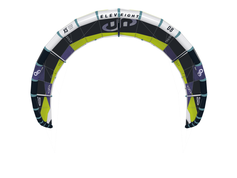 Load image into Gallery viewer, Green Hat Kitebording-2025 Eleveight XS V6 Kite-Leading Edge View