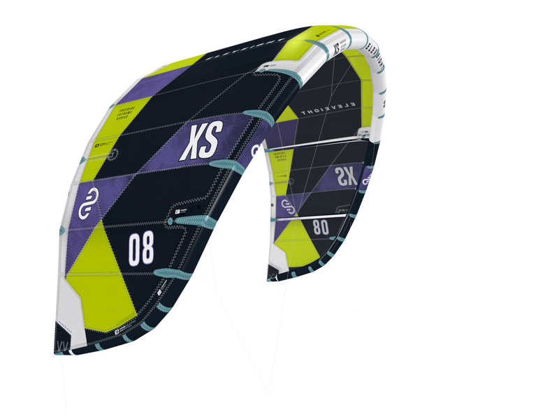 Load image into Gallery viewer, Green Hat Kitebording-2025 Eleveight XS V6 Kite-Leading Edge Left Wing Tip View