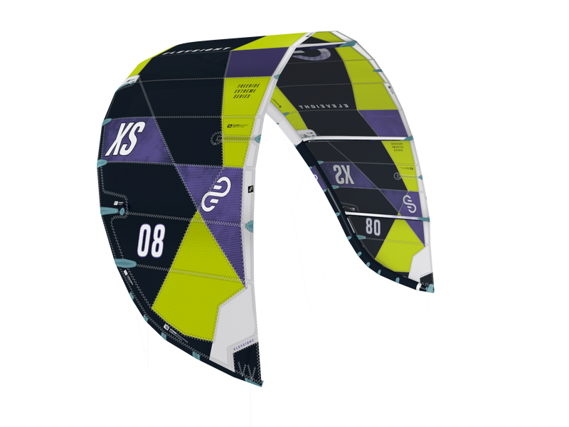Load image into Gallery viewer, Green Hat Kitebording-2025 Eleveight XS V6 Kite-Trailing Edge Right View
