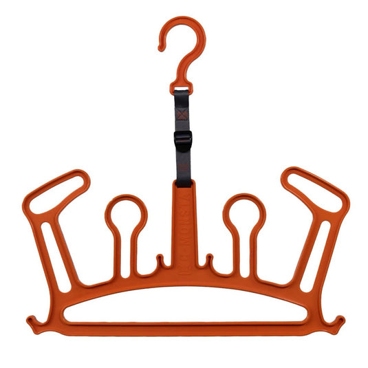 Green Hat Kiteboarding-C-Monsta Wetsuit Hanger Orange on White Background