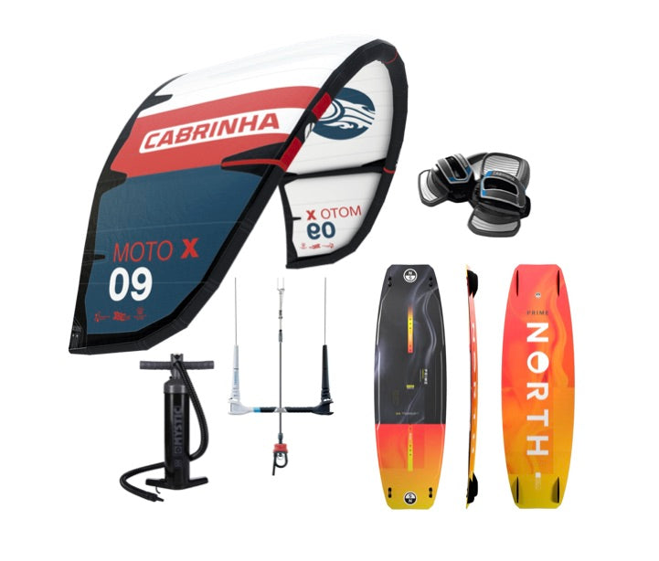 Load image into Gallery viewer, sail, kite, pump, and other accessories on a white background