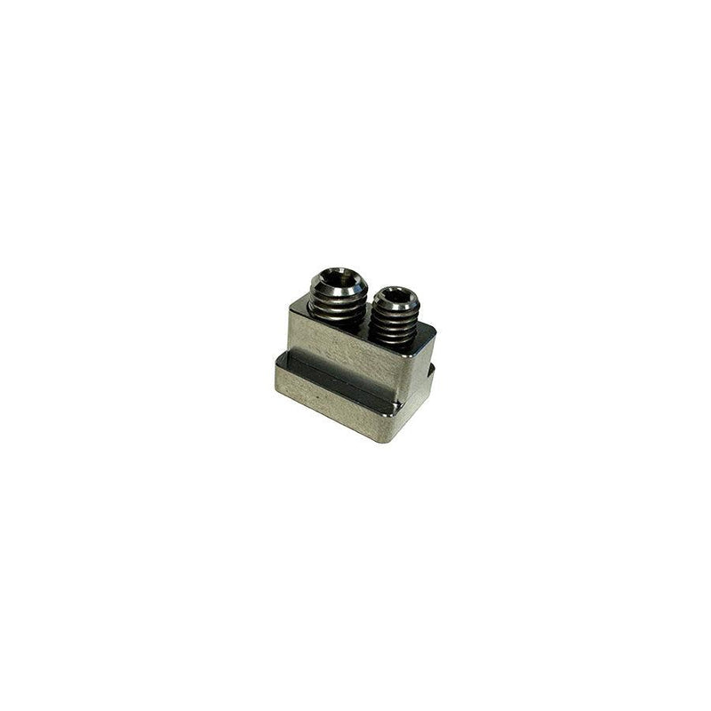 Load image into Gallery viewer, Green Hat Kiteboarding-Foilite Titanium Hydrofoil Track Lock Universal Track Nut-Close up of one unit