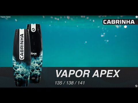 Load and play video in Gallery viewer, 2025 Cabrinha Vapor Apex Kiteboard