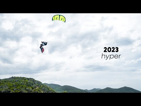Load and play video in Gallery viewer, 2023 Crazyfly Hyper Kiteboarding Kite