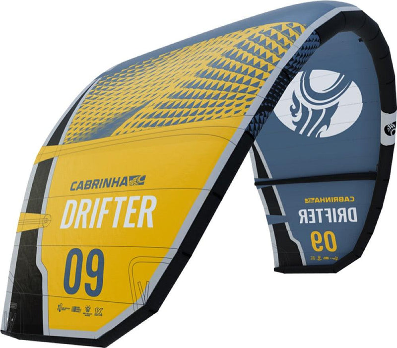 Load image into Gallery viewer, Green Hat Kiteboarding-2022 Cabrinha : 02 Drifter Kiteboarding Kite-Front Leading Edge View C2