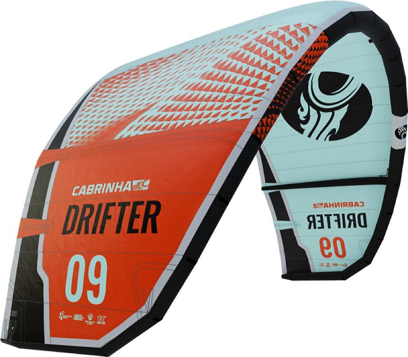 Load image into Gallery viewer, Green Hat Kiteboarding-2022 Cabrinha : 02 Drifter Kiteboarding Kite-Front Leading Edge View C3