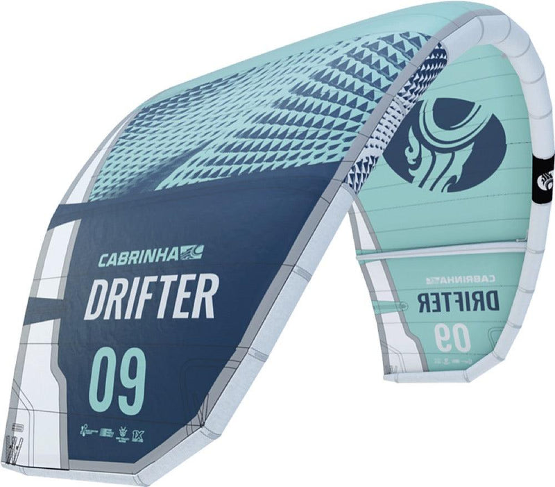 Load image into Gallery viewer, Green Hat Kiteboarding-2022 Cabrinha : 02 Drifter Kiteboarding Kite-Front Leading Edge View C4