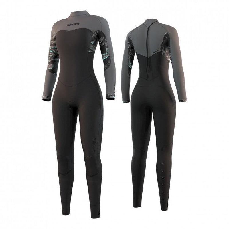 Load image into Gallery viewer, 2022 Mystic Dazzled 5/3 Back-Zip Women's Wetsuit Black