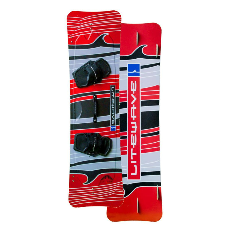 Load image into Gallery viewer, 2022 Litewave Carbon Wing Kiteboard with Biometric Bindings