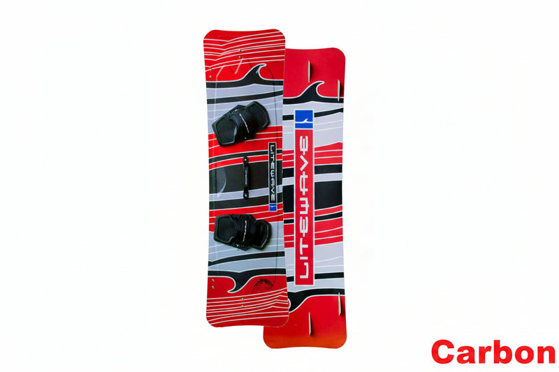 Load image into Gallery viewer, 2022 Litewave Carbon Wing Kiteboard with Biometric Bindings