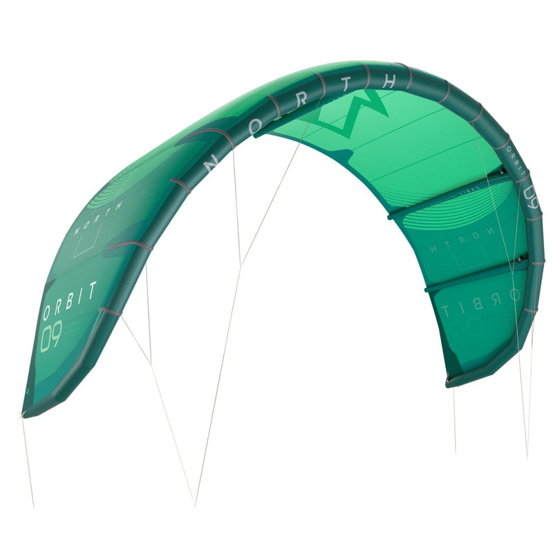 Load image into Gallery viewer, Green 2022 North Orbit Kiteboarding Kite
