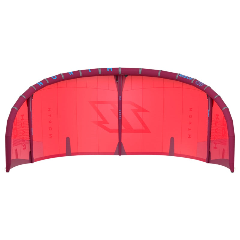 Load image into Gallery viewer, Red 2022 North Reach Kiteboarding Kite
