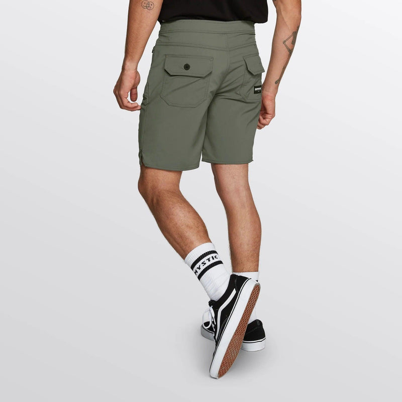 Load image into Gallery viewer, Mystic Trail Hybrid Moss Boardshort
