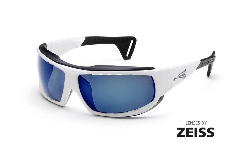 Load image into Gallery viewer, LIP Typhoon Gloss White Frames w/ Gun Blue Lenses