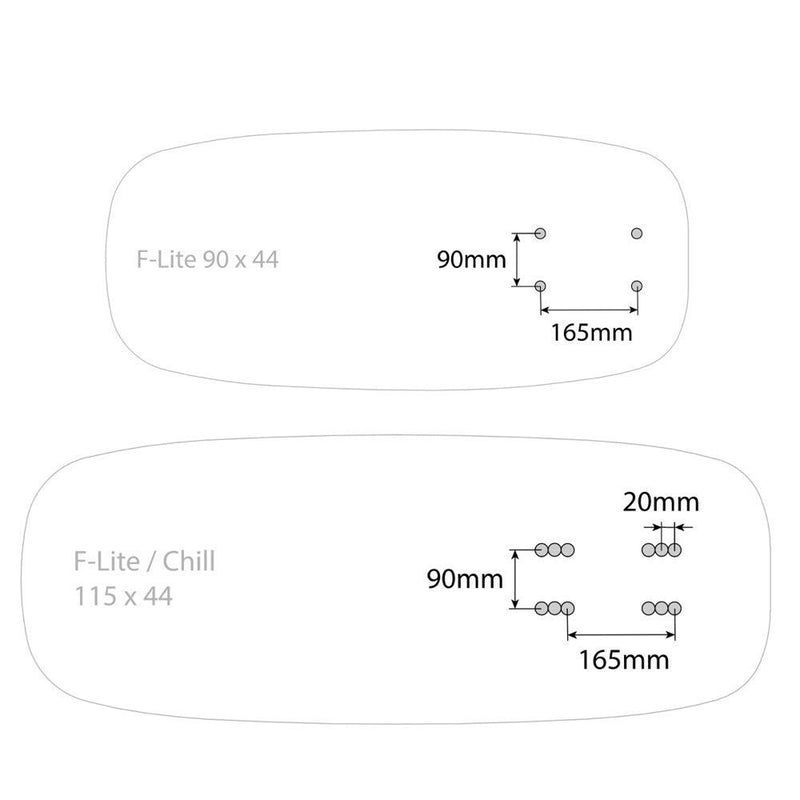 Load image into Gallery viewer, 2023 Crazyfly F-Lite Foilboard Foil Mounting