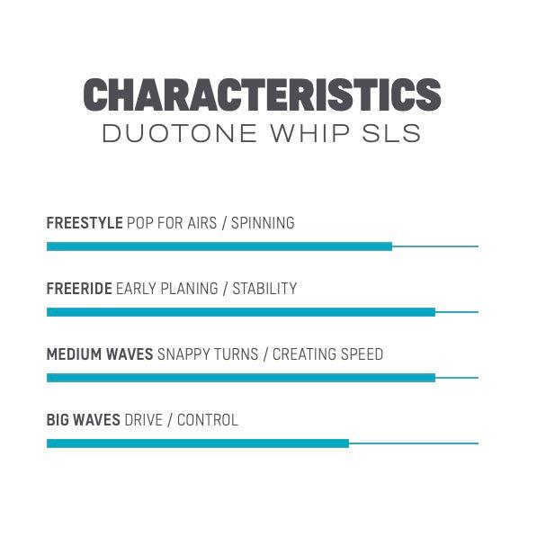 Load image into Gallery viewer, 2023 Duotone Whip SLS Surfboard Characteristics