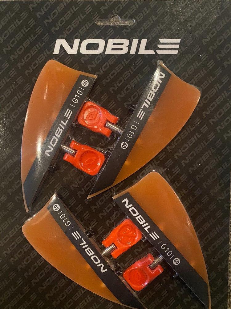 Load image into Gallery viewer, Green Hat Kiteboarding-G10 Nobile Twintip Fins - 40mm