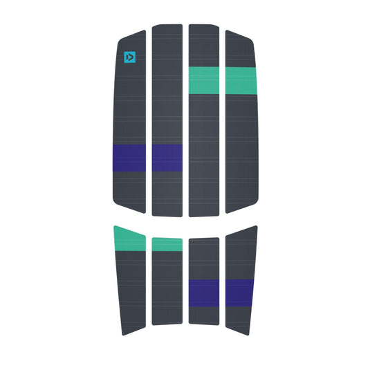 2023 Duotone Traction Pad Team Front Dark Grey Violet