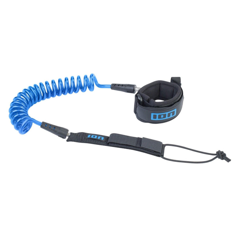 Load image into Gallery viewer, Ion Core Wing Coiled Wrist Leash Blue