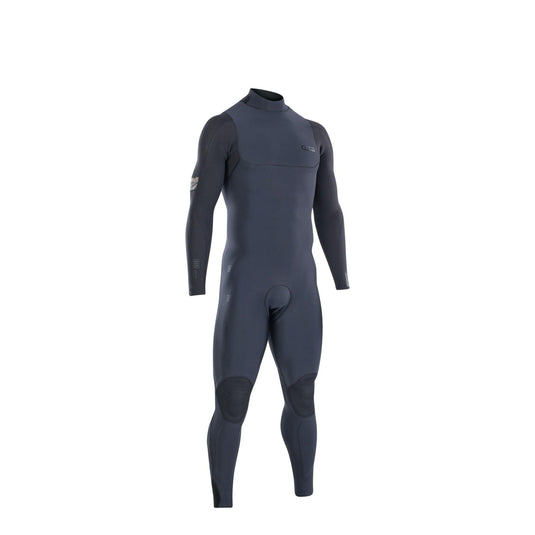 2022 Ion Seek Amp Semidry 4/3 Back-Zip Wetsuit Black