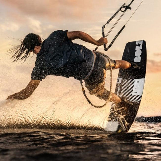 Core Bolt 4 Wakestyle Kiteboarding Board-Action Shot